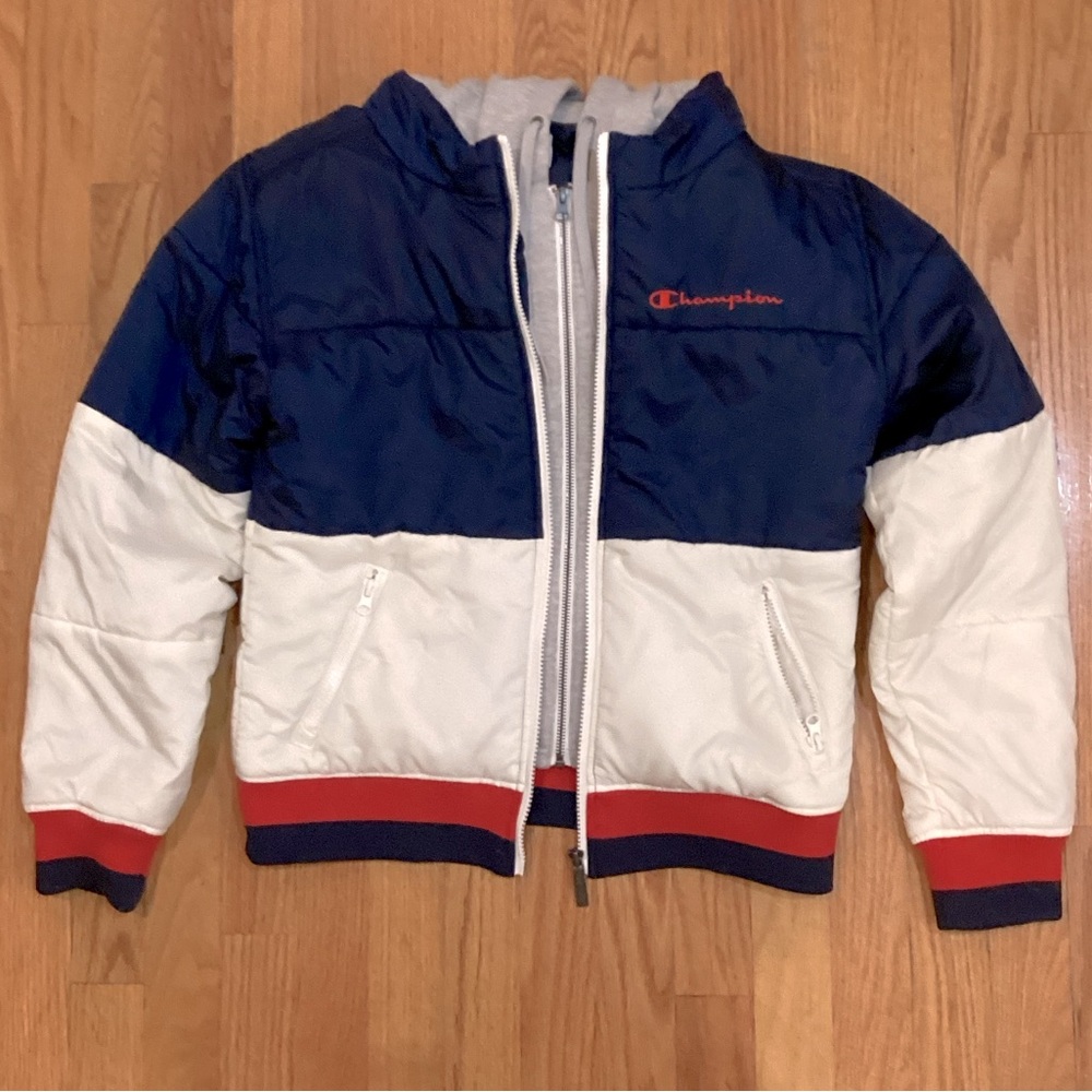 Champion Blue and White Jacket⭐️